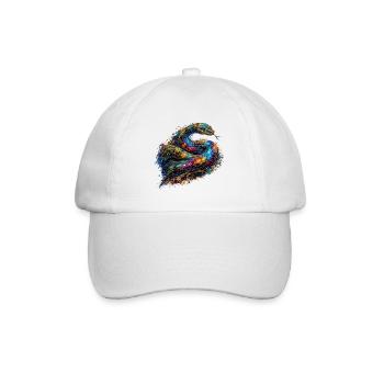 Celestial Serpent - Baseball Cap - white/white - Front