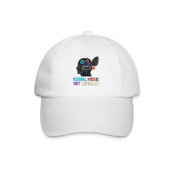 Normal Mode Not Installed – Geek Robot IT - Baseball Cap - white/white - Front
