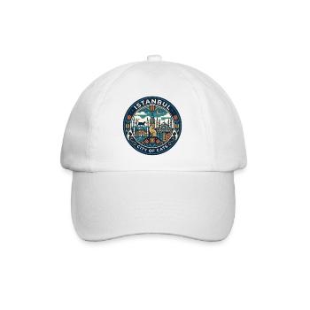Istanbul Turkey Cats - Baseball Cap - white/white - Front