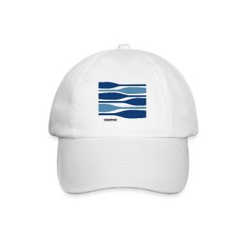 Endorphins – paddling with a good feeling - Baseball Cap - white/white - Front