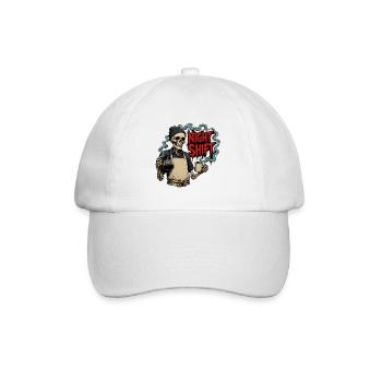 Night Shift Coffee – Barista Skeleton Night Shift - Baseball Cap - white/white - Front