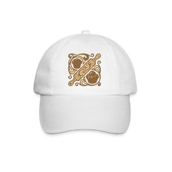 Rolling Pin Baking Graphic - Baseball Cap - white/white - Front