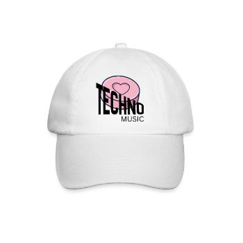 Love Donut Pop Typography - Baseball Cap - white/white - Front