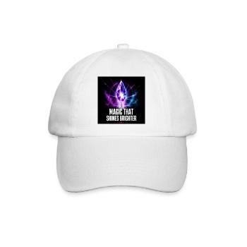 Magic Crystal: Light Shines Brighter - Baseball Cap - white/white - Front