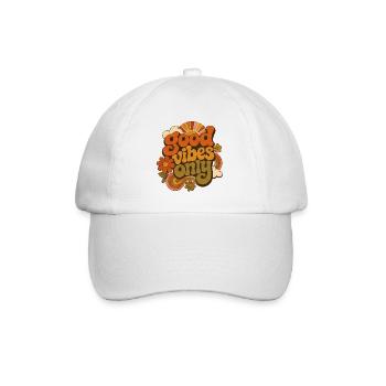 Ausstrahlung - Baseballkappe - Weiß/Weiß - Vorne
