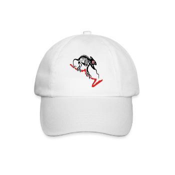 Gecko squelette - Casquette classique - blanc/blanc - Devant