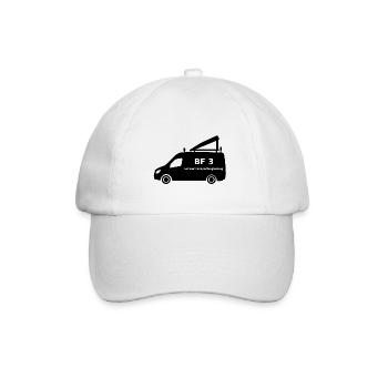 BF 3 Begleiter BF3 Begleifahrzeug Schwertransport - Baseballkappe - Weiß/Weiß - Vorne
