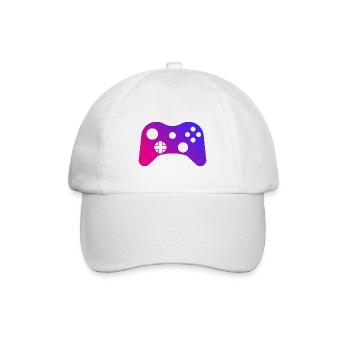 gaming controller gamer game - Baseballkappe - Weiß/Weiß - Vorne