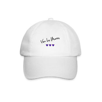 VIVE LES MARIES. EVJF. SAINT VALENTIN. JE T'AIME. - Casquette classique - blanc/blanc - Devant