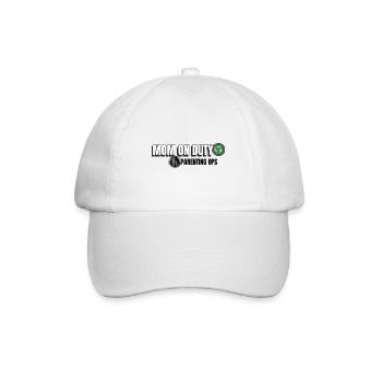 Mom on duty. Humour maman. - Casquette classique - blanc/blanc - Devant