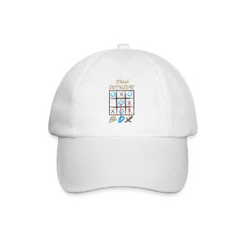 Outside the box - Baseball Cap - white/white - Front