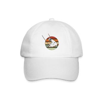 Alpaka Schaukel - Baseballkappe - Weiß/Weiß - Vorne