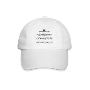 Sveriges nationalsång: Du gamla, du fria - Casquette classique - blanc/blanc - Devant