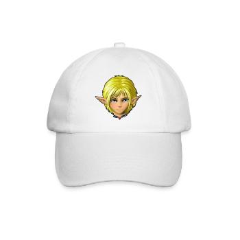 Portrait of an Elf - Baseball Cap - white/white - Front
