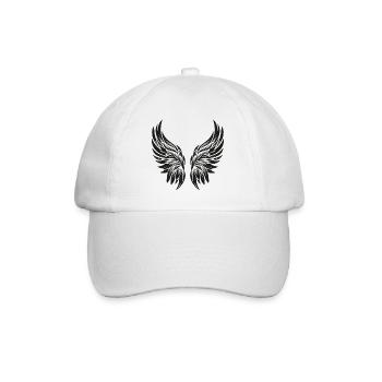 Engelsflügel - Baseballkappe - Weiß/Weiß - Vorne