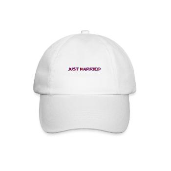 LOVE. COUPLE. JUST MARRIED. EVJF. SAINT VALENTIN. - Casquette classique - blanc/blanc - Devant