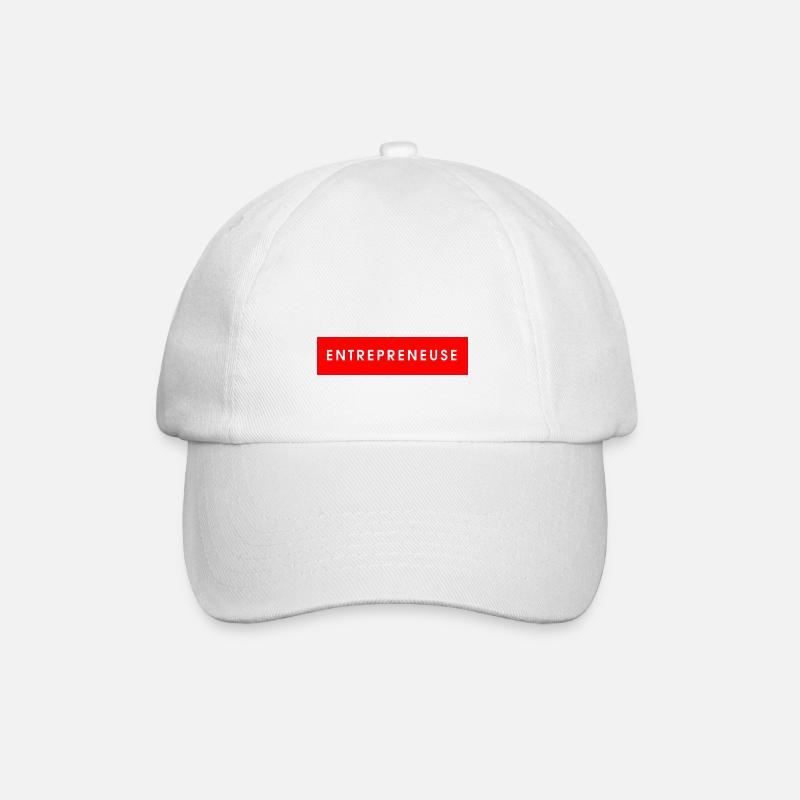 Unternehmer - Baseballkappe - Weiß/Weiß
