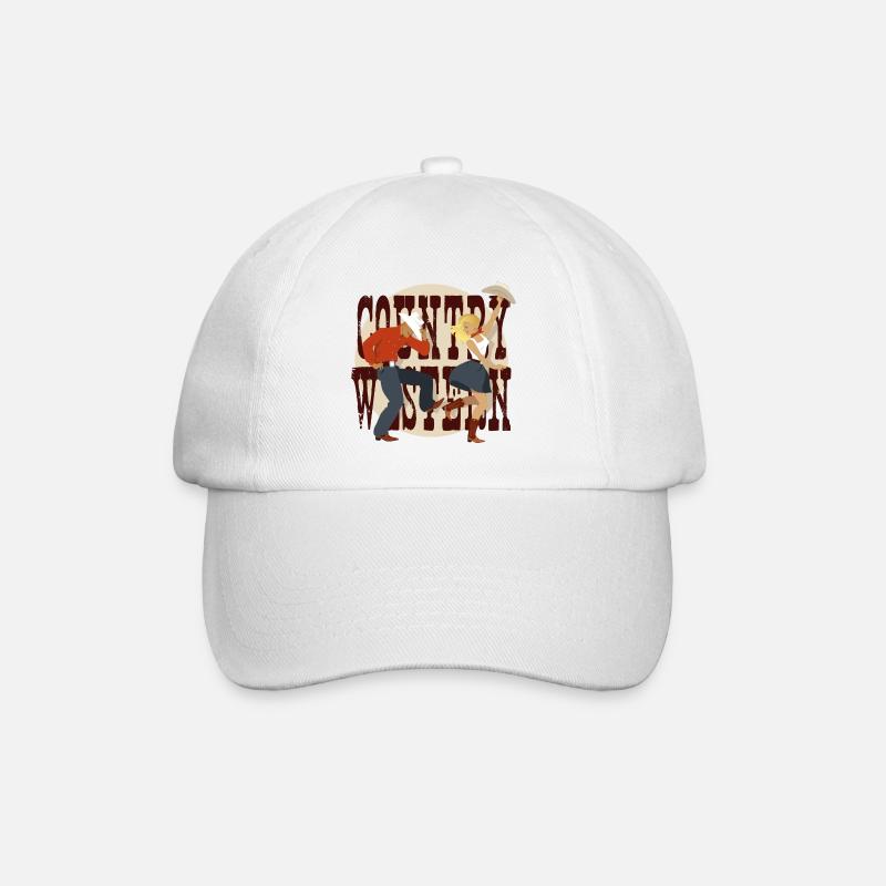 Pays Western - Casquette classique - blanc/blanc