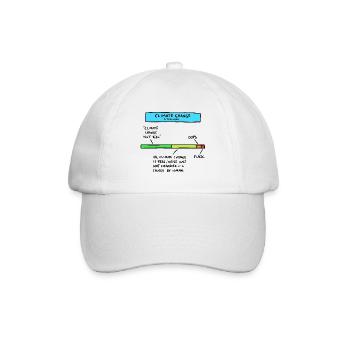 Chronologie du changement climatique - Casquette classique - blanc/blanc - Devant