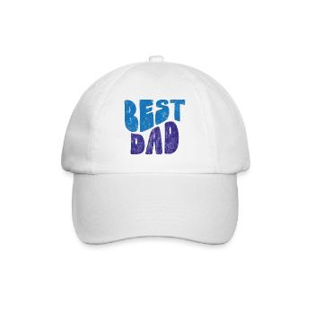 Bester Vater - Baseballkappe - Weiß/Weiß - Vorne