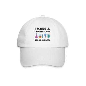 Blague de chimie, il n’y a pas eu de réaction - Casquette classique - blanc/blanc - Devant