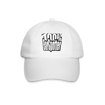 CarSpotter #car #carspotter Accessoire T-Shirt - Baseballkappe - Weiß/Weiß - Vorne