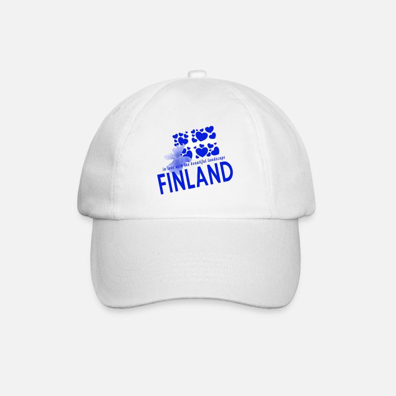 Finlande Finlande - Casquette classique - blanc/blanc
