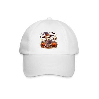 Mr Os Spooky Halloween - Baseball Cap - white/white - Front
