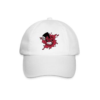 Angry cherry - Baseball Cap - white/white - Front