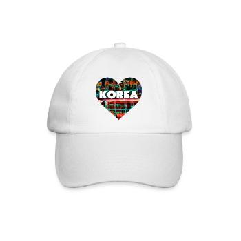 Korea ♡ Love | Travel | Culture - Baseball Cap - white/white - Front