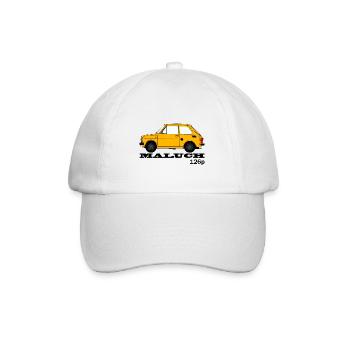 Polski samochud Maluch FIAT126P, Poland PRL fiacik - Baseball Cap - white/white - Front