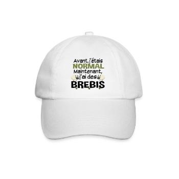 Brebis mouton laine agneau. Cadeau ferme agricole - Casquette classique - blanc/blanc - Devant