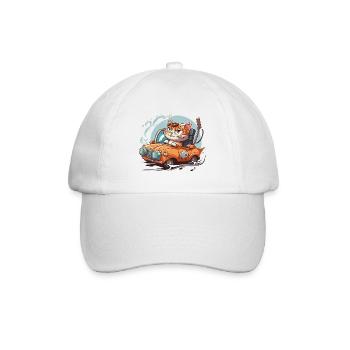 Conducteur félin - Casquette classique - blanc/blanc - Devant