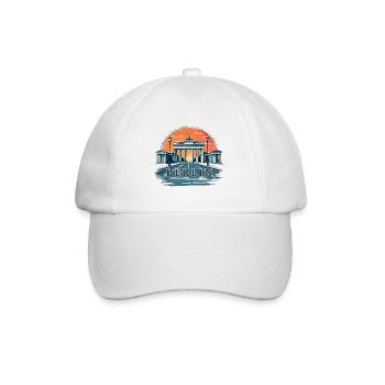 Brandenburg Gate in Berlin - Baseball Cap - white/white - Front