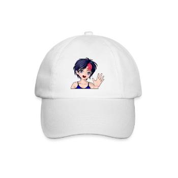 Hello how are you? - Baseball Cap - white/white - Front