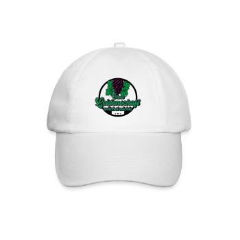 Wein Weinflasche Leidenschaft | Farben änderbar - Baseballkappe - Weiß/Weiß - Vorne