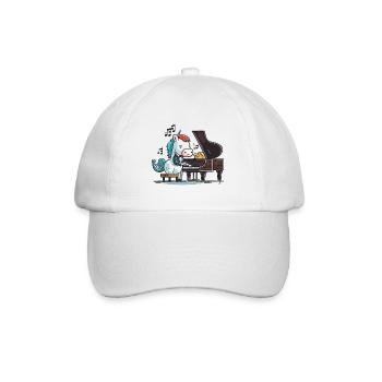 Unicorn Melody - Baseball Cap - white/white - Front