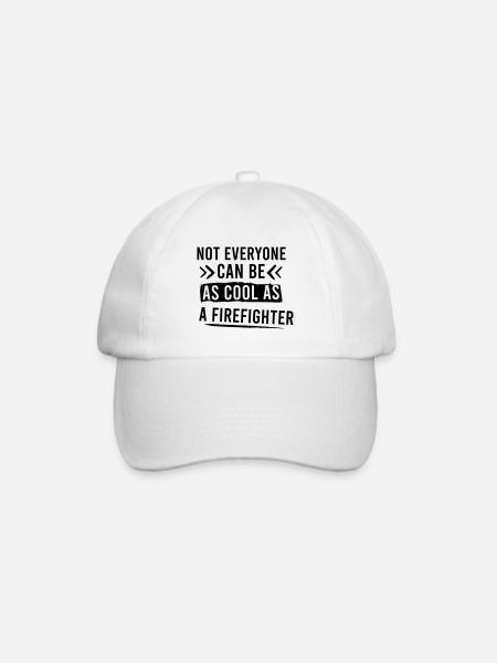 Firefighter - Baseballkappe - Weiß/Weiß
