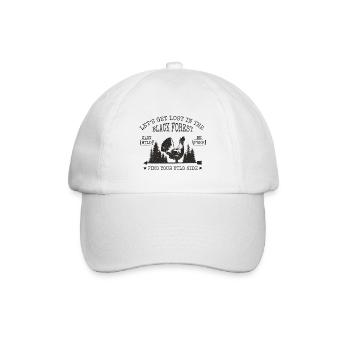 Lets get lost - Baseball Cap - white/white - Front
