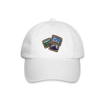 Stamps Travel Postcards Stamp Collection - Baseball Cap - white/white - Front