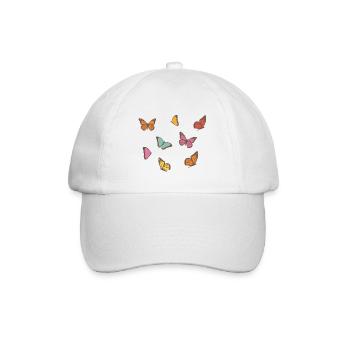 Butterfly - Baseball Cap - white/white - Front