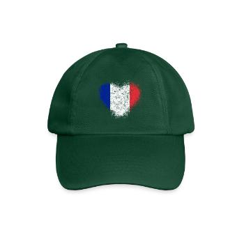 France - Casquette classique - vert bouteille - Devant