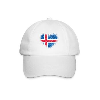 Iceland - Baseball Cap - white/white - Front