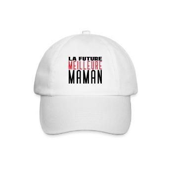 La future meilleure maman - Casquette classique - blanc/blanc - Devant