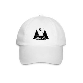 Wohnmobil - Baseballkappe - Weiß/Weiß - Vorne