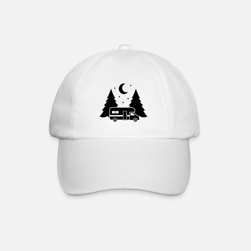 Wohnmobil - Baseballkappe - Weiß/Weiß