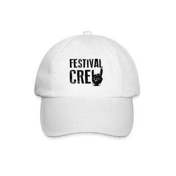 FESTIVAL CREW Party Music Célébration - Casquette classique - blanc/blanc - Devant