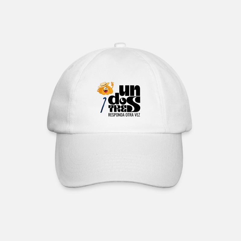 Un deux trois, répondez encore - Casquette classique - blanc/blanc