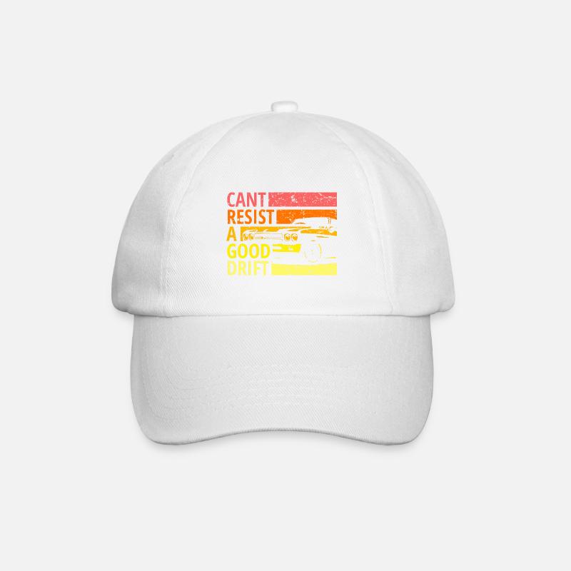 Cant resist a drift, Drift, Drive - Casquette classique - blanc/blanc