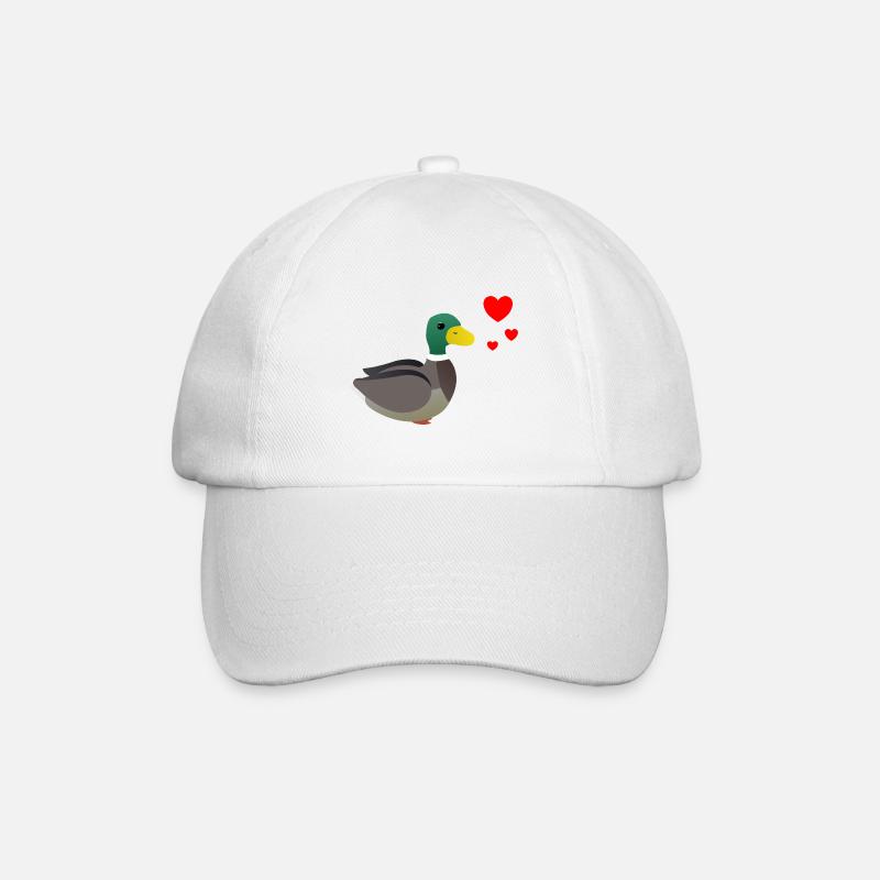 Canard Saint-Valentin - Casquette classique - blanc/blanc
